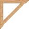Ekena Millwork Traditional Traditional Smooth Bracket w/ Offset Brace, Western Red Cedar, 5 1/2"W x 34"D x 34"H BKT0604X34X34TRA01SWR - alternate 4